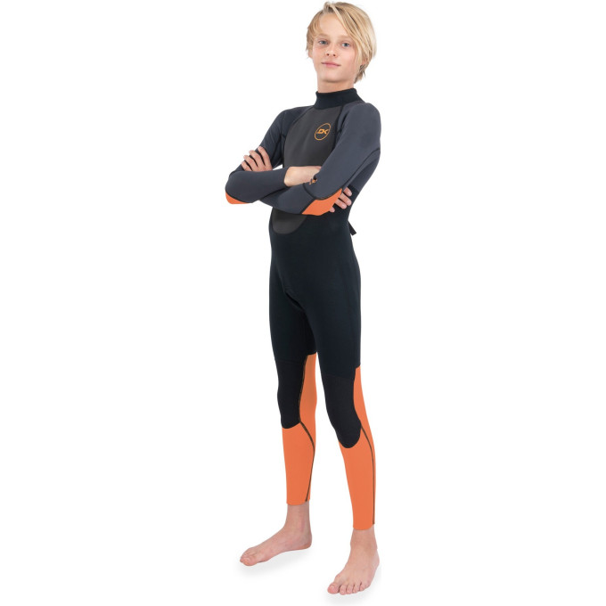 Гидрокостюм детский DAKINE KIDS QUANTUM B/Z FULL SUIT 4/3 GBS Black/camo, размер 16 DK01K43QBZC1J (0604565736536)